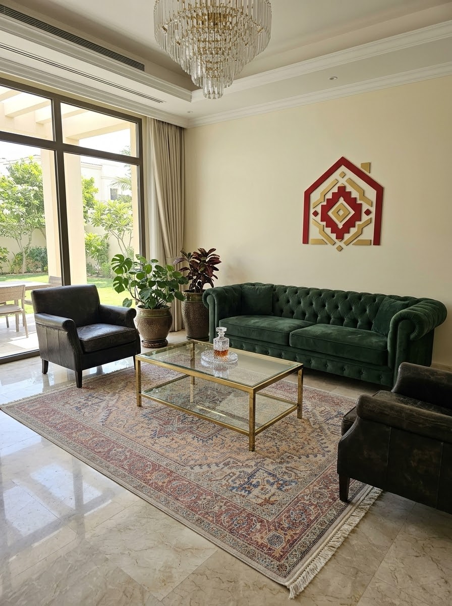 فرش ماشینی لیلی پالت هریس