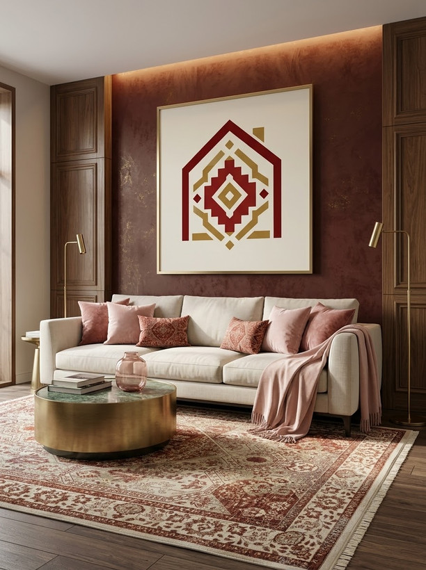 فرش لیلی کلکسیون امپرا مدل 8018CF شانه ۷۰۰ تراکم ۲۱۰۰