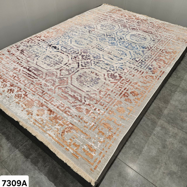 فرش لیلی کلکسیون امپرا مدل 7309A شانه ۷۰۰ تراکم ۲۱۰۰
