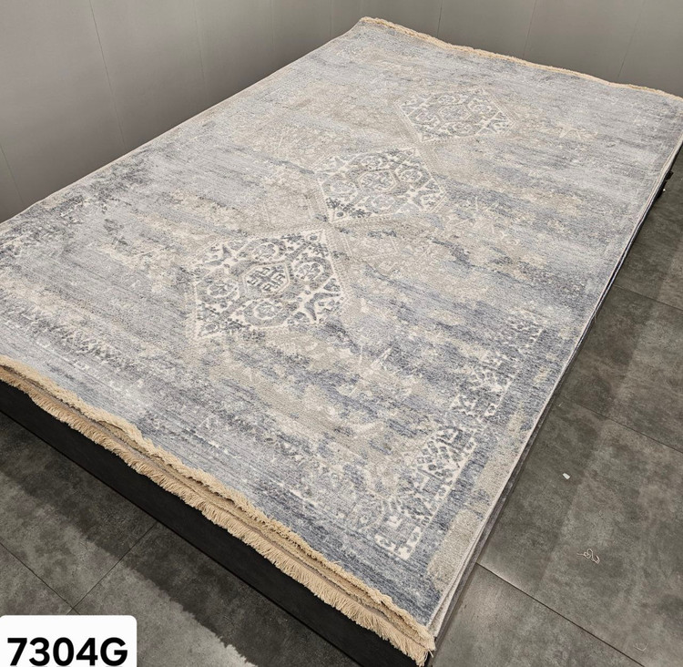 فرش لیلی کلکسیون امپرا مدل 7304G شانه ۷۰۰ تراکم ۲۱۰۰