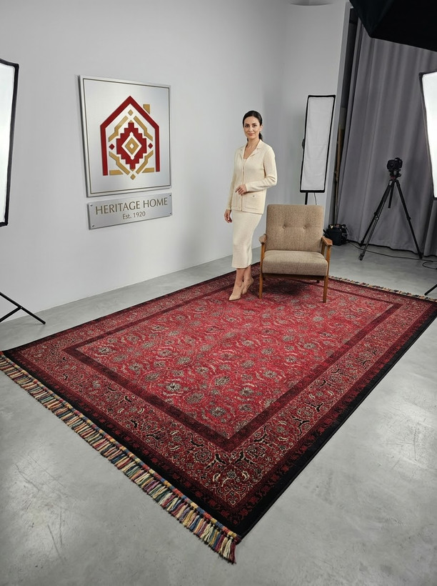 فرش لیلی کلکسیون اشرافی مدل تینا Lsy شانه ۱۲۰۰ تراکم ۳۶۰۰