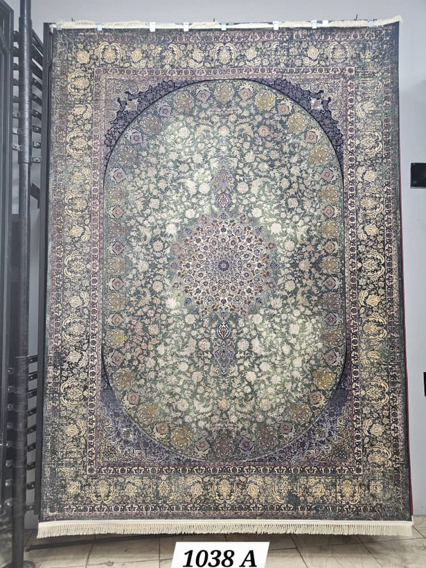 فرش لیلی کلکسیون اشرافی مدل 1038A شانه ۱۲۰۰ تراکم ۳۶۰۰