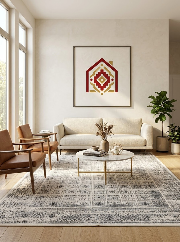 فرش آرمانی کلکسیون لکسونا کد ۵۶۰۹ طرح مدرن
