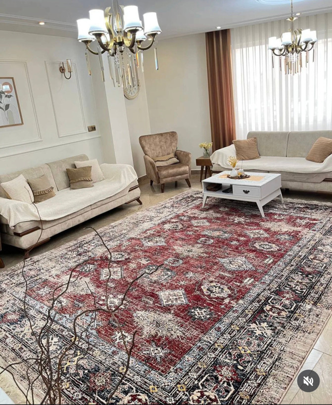 فرش لیلی کلکسیون اشرافی مدل A7310 شانه ۱۲۰۰ تراکم ۳۶۰۰