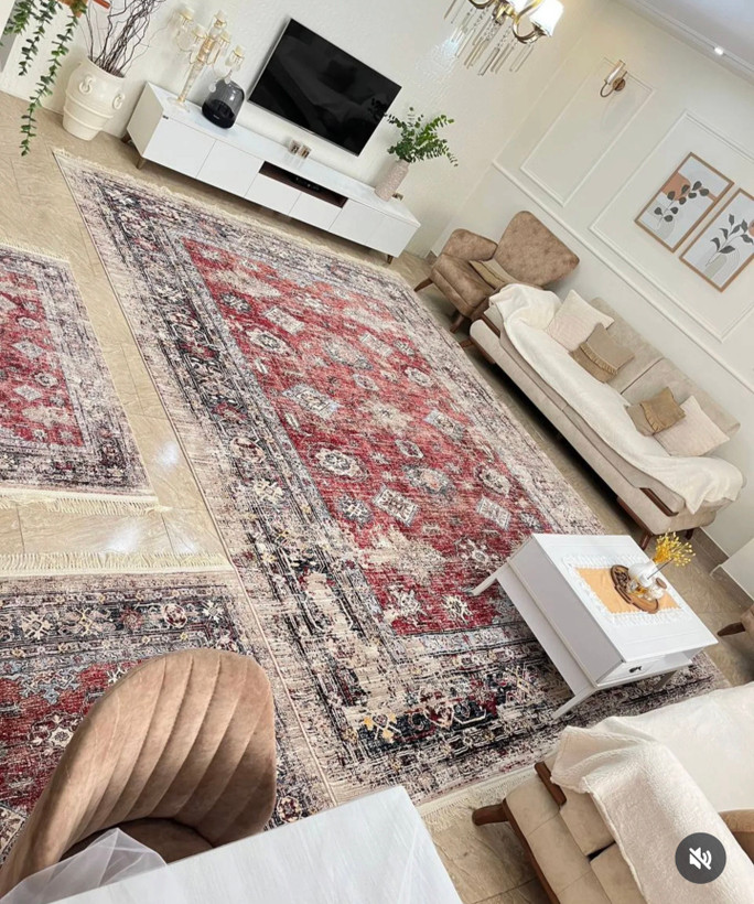 فرش لیلی کلکسیون اشرافی مدل A7310 شانه ۱۲۰۰ تراکم ۳۶۰۰
