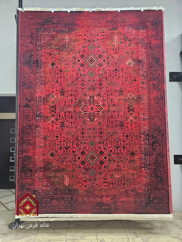 فرش آرمانی کلکسیون فرح کد ۱۲۶۷ لاکی ۱۲۰۰ شانه ۳۶۰۰ تراکم