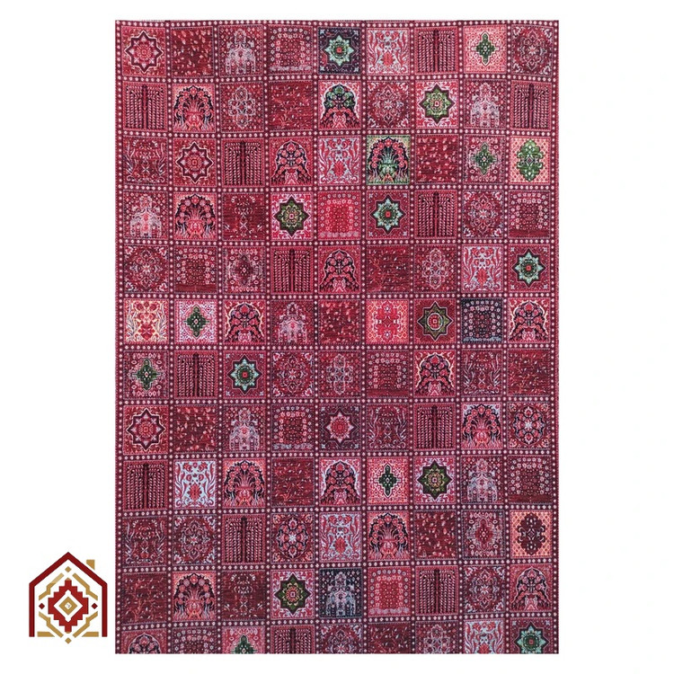 فرش آرمانی کلکسیون فرح کد ۱۲۵۳ لاکی ۱۲۰۰ شانه ۳۶۰۰ تراکم