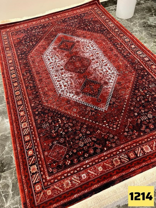 فرش آرمانی کلکسیون فرح کد ۱۲۱۴ لاکی ۱۲۰۰ شانه ۳۶۰۰ تراکم