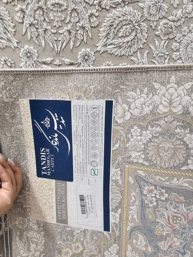 فرش تندیس ماندگار پالت رویال کد ۹۲۰۷ شانه ۱۲۰۰