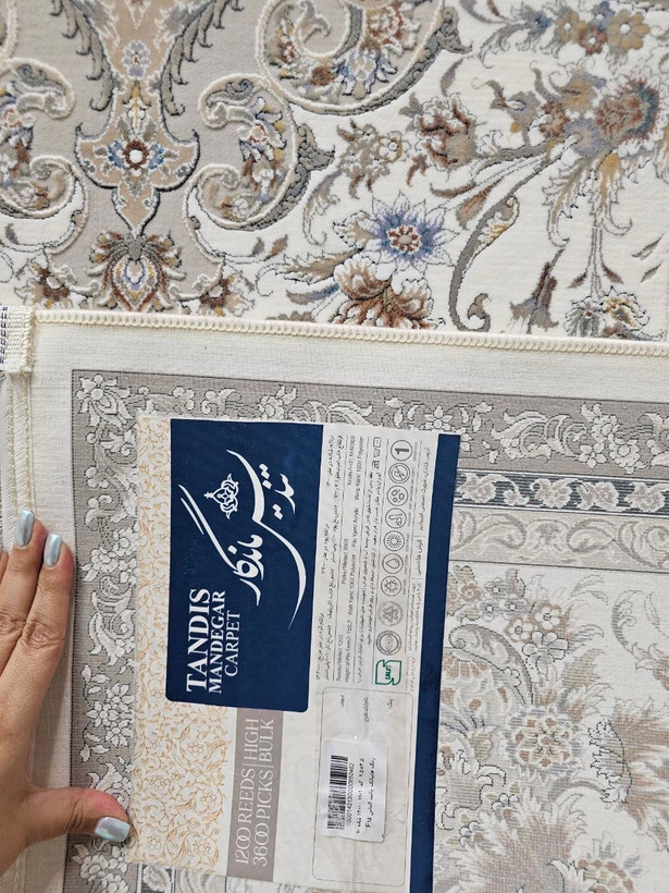 فرش تندیس ماندگار پالت الماس کد ۱۱۰۱ شانه ۱۲۰۰