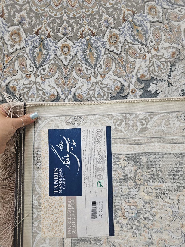 فرش تندیس ماندگار پالت الماس کد ۱۰۰۲ شانه ۱۲۰۰
