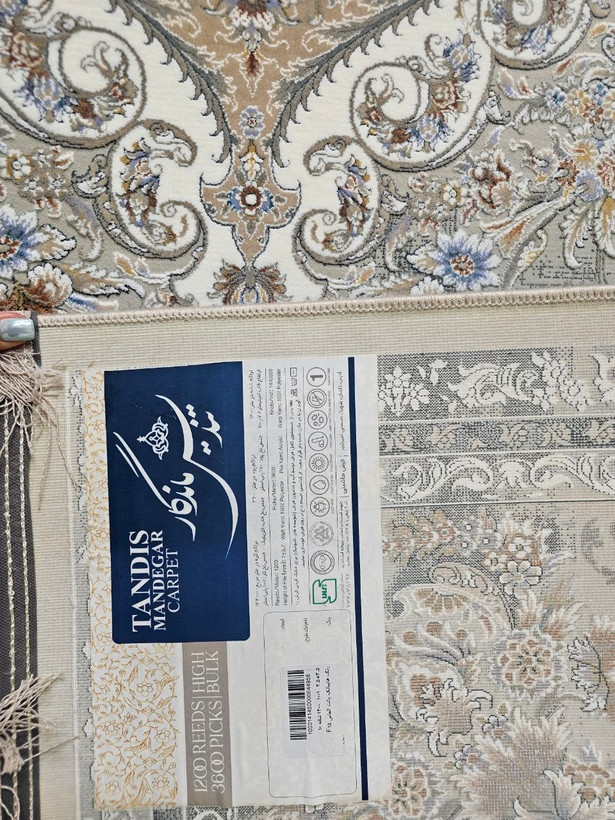 فرش تندیس ماندگار پالت الماس کد ۱۰۰۱ شانه ۱۲۰۰