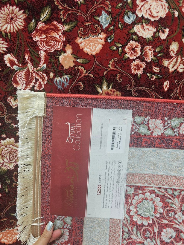 فرش آرمانی کلکسیون فرح کد ۱2۳۰۹ لاکی ۱۲۰۰ شانه